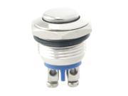 Normally Open NO N O 16mm Metal Momentary Round Push Button Switch