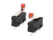 10 Pcs Mini Micro Limit Switch Roller Lever Arm SPDT Snap Action LOT