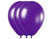Purple 12 Inches Helium Quality Latex Balloons Pack of 50