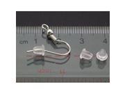 Clear Rubber Bullet Clutch Earring Safety Backs for Fish hook Earring 1000pcs