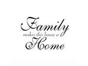 Wall Decals Family Makes This House A Home Lettering Wall Stickers