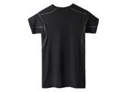 Size XL Men Sport Compression Base Layers Thermal Tees Black