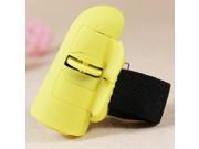 USB 3D optical finger mouse PC 1200DPI yellow