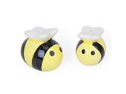 Ceramic Bee Pattern and Pepper Shakers Wedding Party Fillers Set