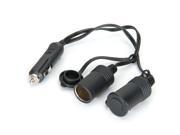 Waterproof Dual Outlet Motorcycle Cigarette Lighter Power Socket Car Charger