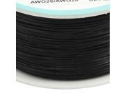 200M 30AWG Tin Plated Copper Wire Insulation Wrapping Cable Roll Black