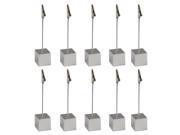 Pack of 10 Place Card Holder Silver