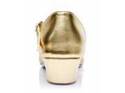 SanSha Latin Dance Shoes High Heel 3cm Gold 4.5