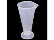 250 ml transparent plastic cone measuring cups