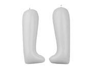 1 Pair 12 Inch White Film Inflatable Boot Stretcher Shaper Shoe Tree