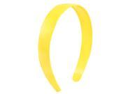Lady Yellow Plastic Hair Hoop Headband Ornament w Teeth