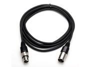 9.8ft 3 Pin XLR Mic Microphone Male to Female Cable Cord Black
