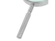 65mm Diameter Lens Silver Tone Grip Hand Held 6X Metal Magnifying Glass