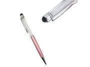 2pcs Pink Bling Crystal Multi Function Ballpoint and Stylus Pen for ALL Capacitive Touch Screen Device iPhone iPad