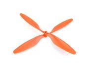 1 to 10 inches long and each one orange 1045 propeller 10 x4. 5 with 14 variable pitch ring group