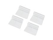 Aquarium Fish Tank Glass Cover Clip Support Holder 6mm 4 Pack