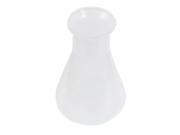 100ml Clear White Plastic Laboratory Chemical Conical Flask Bottle