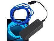 Flexible Blue Neon EL Light Wire Rope Car Party 7.5FT