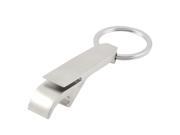 Alloy Split Ring Bottle Opener Keychain Keyring Hanging Decoration