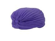 Polyester Pleated Turban Hat Head Wrap Headwrap Cap Twist Hat
