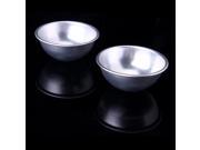 2 piece silver aluminum semicircle small mold for cheese cake