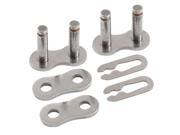 2 Pcs Non Ring Master Joint Joining Link Clip Type for 428 Chain Motorcycle