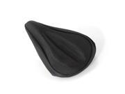 Black Cycling Bike Bicycle Silicone Soft Saddle Cushion Seat Pad Cover