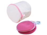 Pack of 2 Bra Wash Laundry Portable Mesh Bag with Plastic Frame Construction