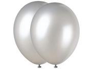 Latex Balloons 12 50 Bag Silver