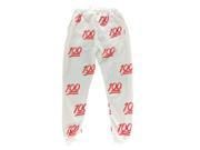 Unisex Emoji Printing 3D Sweatpants Joggers Pants White with Red S