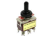 AC 250V 15A 6 Pin DPDT On Off On 3 Position Mini Toggle Switch