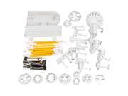 14 Set Cake Decorating Plunger Cutter Modeling Tools Smoother