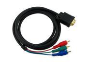 6ft VGA to RCA Component Cable For PC Laptop TV Monitor