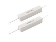 2 Pcs 20W 5 Ohm 5% Wirewound Cement Resistor 20 Watt 5R