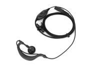 Security Earhanger Headset Earpiece Earphone for Kenwood Radio Black