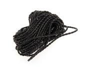 9m Black Braided Leather Necklace Cord String DIY 3mm HOT