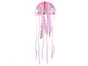Glowing Artificial Jellyfish Ornament Fish Tank Decoration A pink