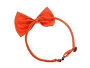 Cat Collar pet Dog Bow Tie Puppy Accessory Cute Orange