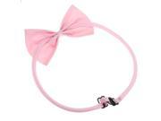 Cat Collar Pet Dog Bow Tie Puppy Accessory Cute Pink