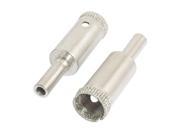 2 Pcs Diamond Drill Bits 14mm 5 9 Bottle Glass Tile Granite Hole Saw