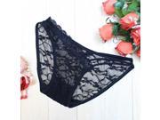 Womens Sexy Lace See Through Panties Briefs Lingerie Flowers Pattern