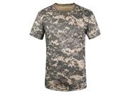 New Outdoor Hunting Camouflage T shirt Men Breathable Army Tactical Combat T Shirt Military Dry Sport Camo Camp Tees ACU Green 3XL