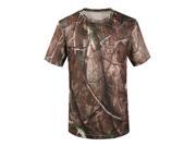 New Outdoor Hunting Camouflage T shirt Men Breathable Army Tactical Combat T Shirt Military Dry Sport Camo Camp Tees Tree camouflage XL