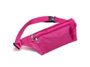 Unisex Waist Bag Travel Sport Wallet Pack Belt Zip Pouch Rose