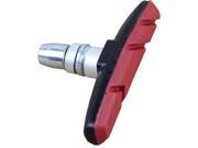 1 Pair Bicycle Cycling Bike V Brake Holder Pads Shoes Blocks Red With Black