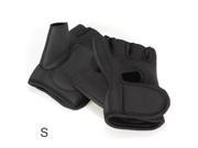 Sport GYM Half Finger Gloves Black S