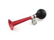 Bike Retro Metal Air Horn Hooter Bell Bugle Rubber Squeeze Bulb Red