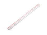 40cm 16 Inches Length Measure Clear Plastic Straight Edge Ruler