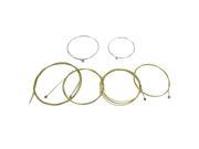 Replacement 6 Pcs A406 Steel Strings Set for Acoustic Guitar