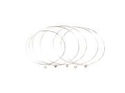 5 Pcs Silver Tone Steel Strings E 1 for Acoustic Guitar